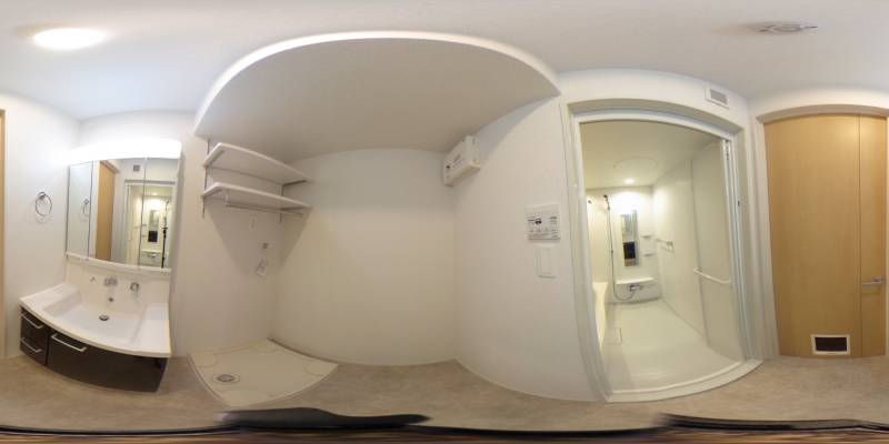 パノラマ画像洗面所