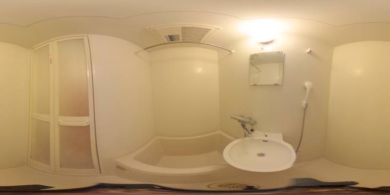 パノラマ画像バスルーム
