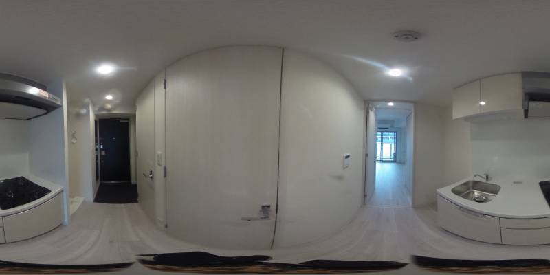 パノラマ画像キッチン