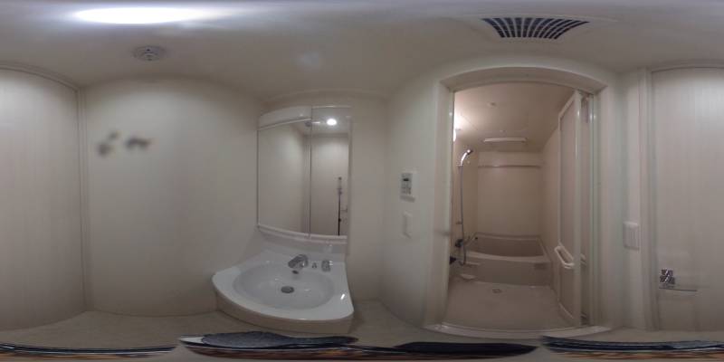 パノラマ画像洗面所