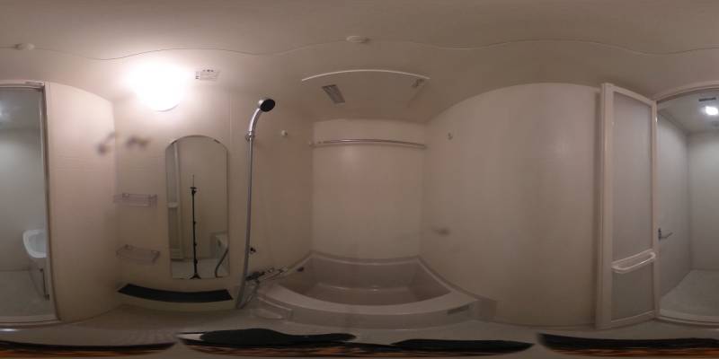 パノラマ画像バスルーム