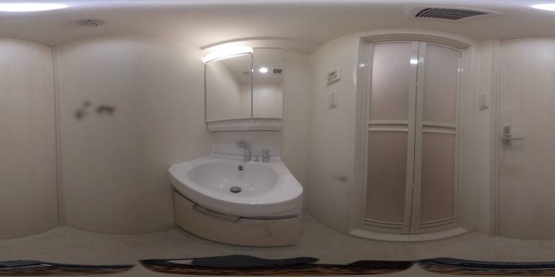 パノラマ画像洗面所