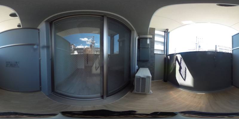 パノラマ画像バルコニー