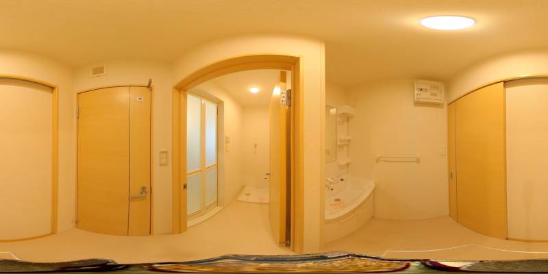 パノラマ画像洗面所