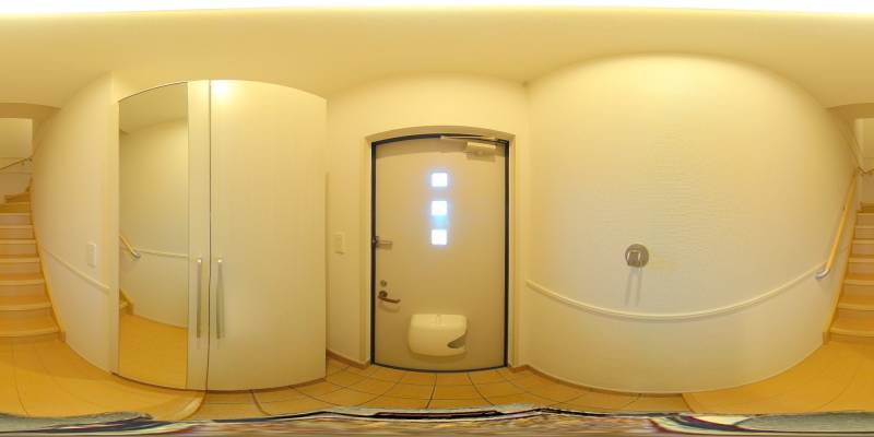 パノラマ画像玄関