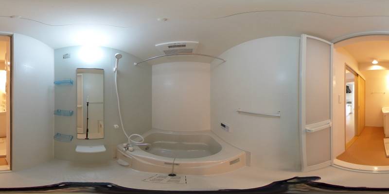 パノラマ画像バスルーム