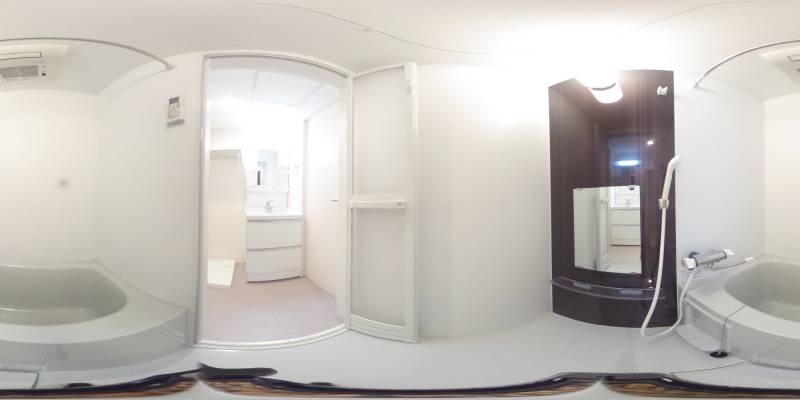 パノラマ画像バスルーム