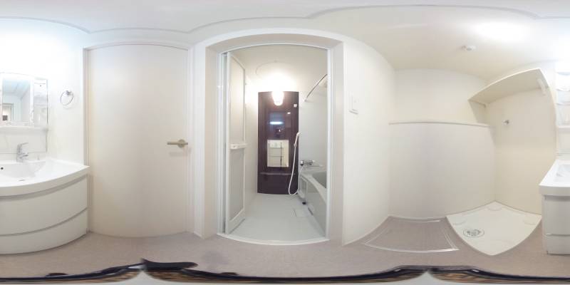 パノラマ画像洗面所