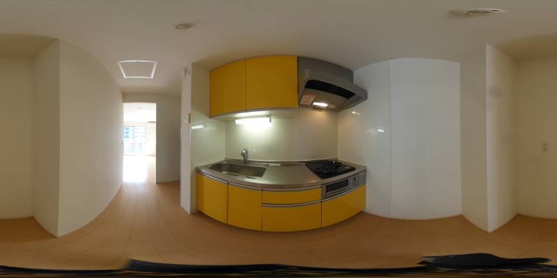 パノラマ画像キッチン