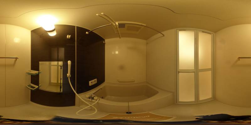 パノラマ画像バスルーム