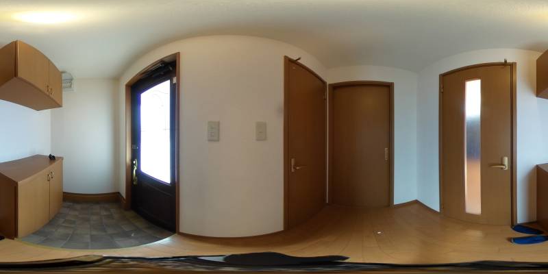 パノラマ画像玄関