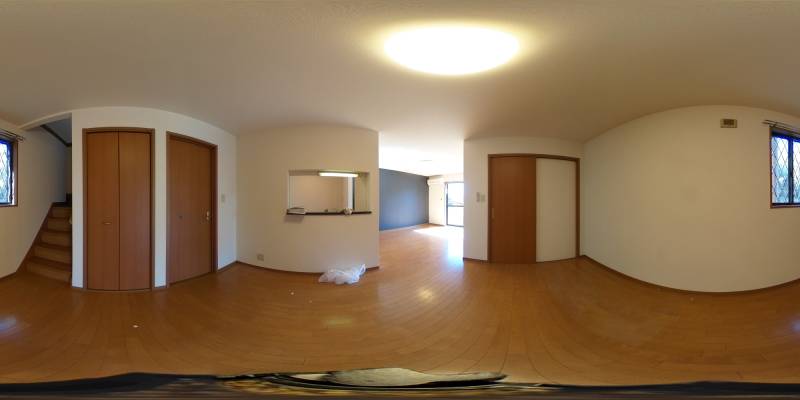 パノラマ画像リビング