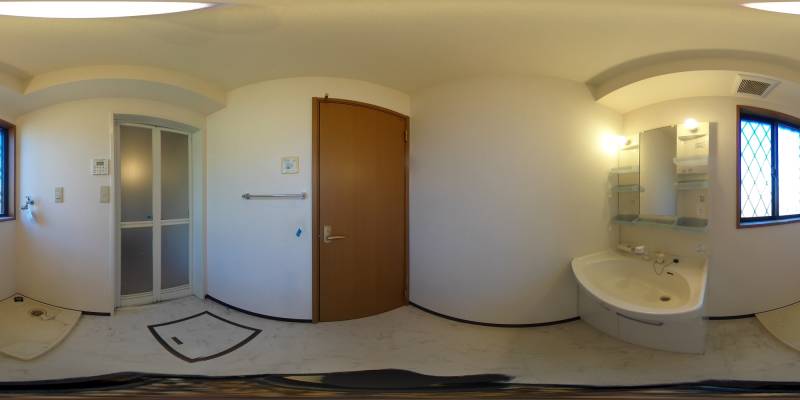 パノラマ画像洗面所