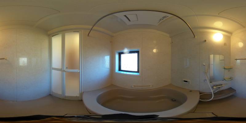 パノラマ画像バスルーム