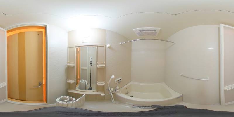 パノラマ画像バスルーム