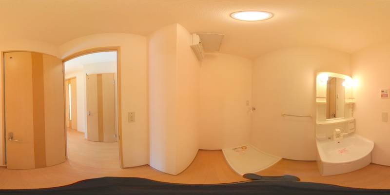 パノラマ画像洗面所