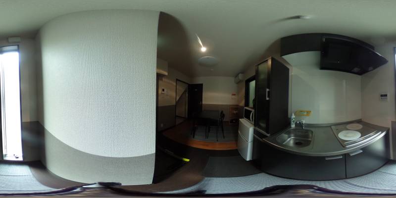 パノラマ画像キッチン