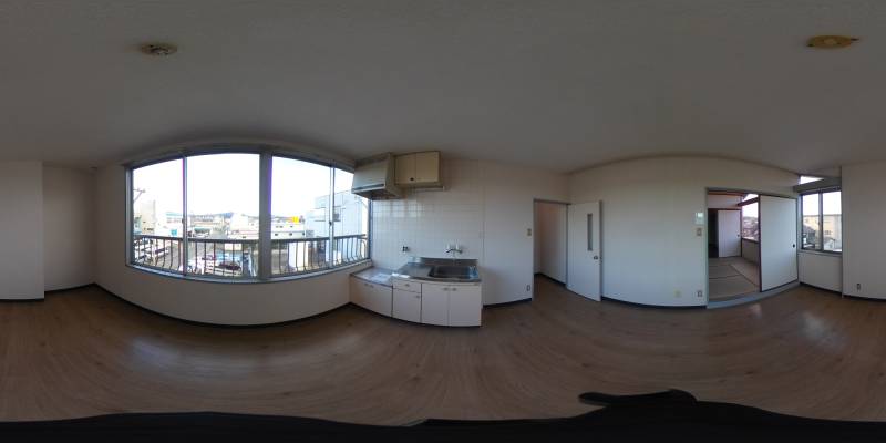 パノラマ画像キッチン