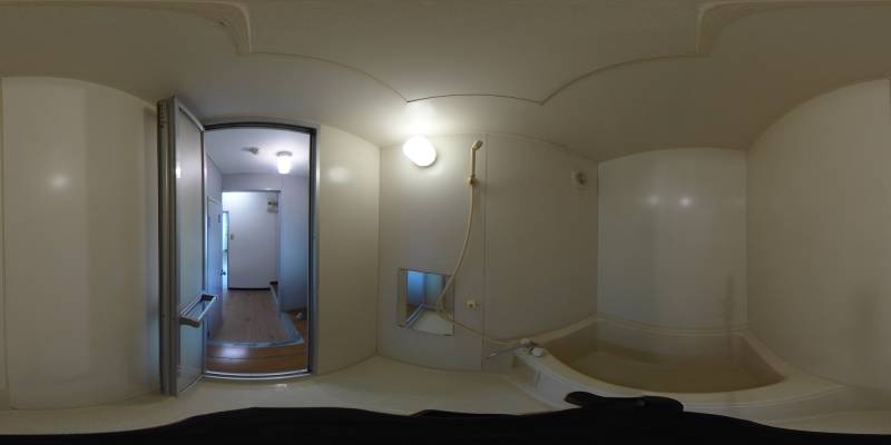 パノラマ画像バスルーム