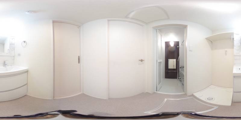 パノラマ画像洗面所