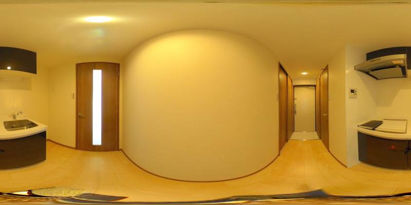 パノラマ画像キッチン