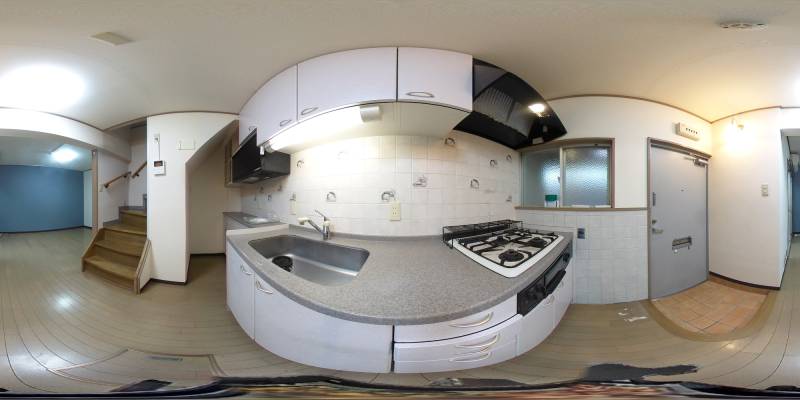 パノラマ画像キッチン