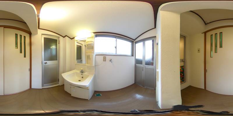 パノラマ画像洗面所