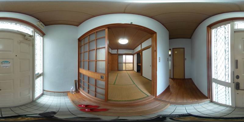 パノラマ画像玄関