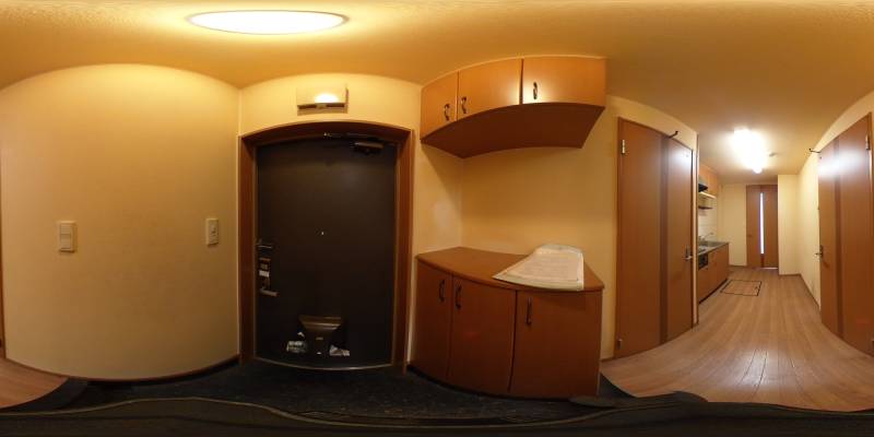 パノラマ画像玄関