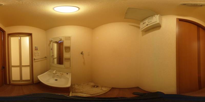 パノラマ画像洗面所