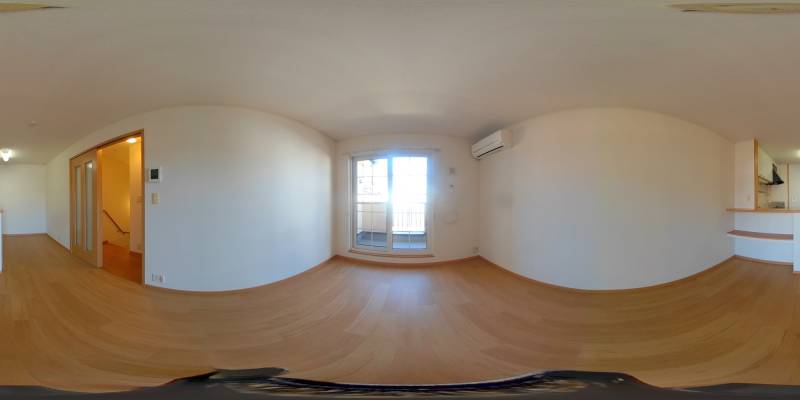 パノラマ画像リビング