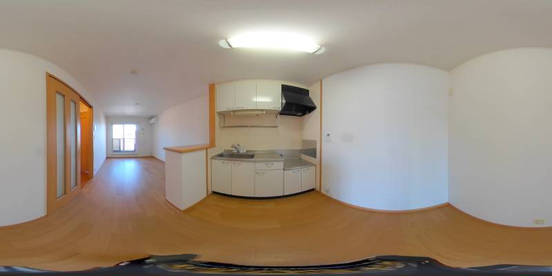 パノラマ画像キッチン