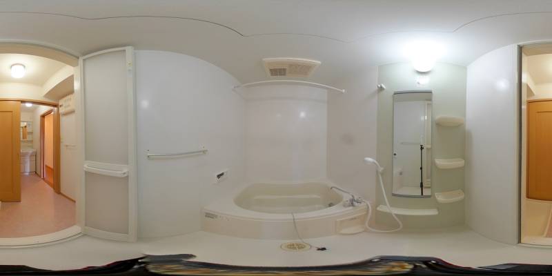 パノラマ画像バスルーム