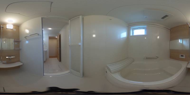 パノラマ画像バスルーム