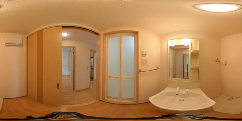 パノラマ画像洗面所