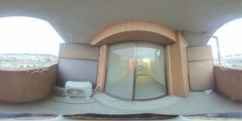 パノラマ画像バルコニー