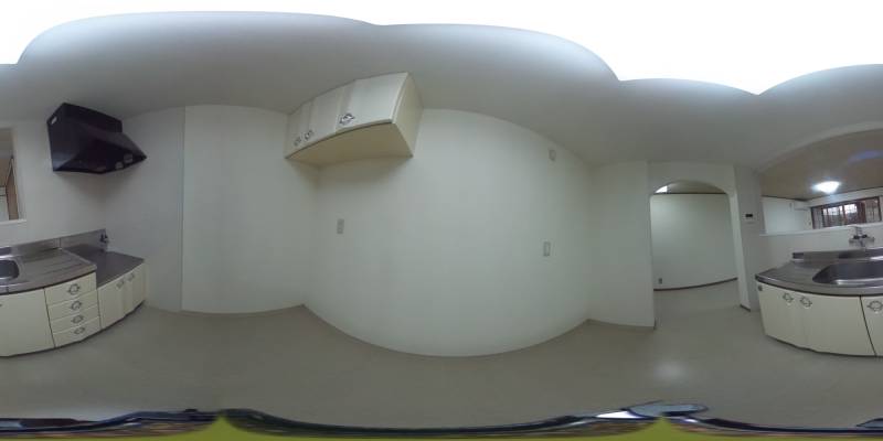 パノラマ画像キッチン