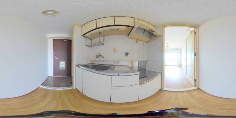 パノラマ画像キッチン