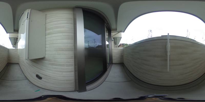 パノラマ画像バルコニー