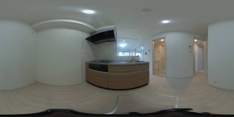 パノラマ画像キッチン