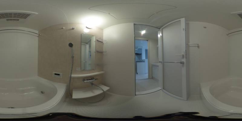 パノラマ画像バスルーム