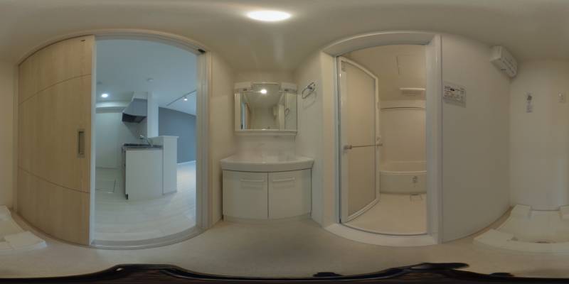 パノラマ画像洗面所