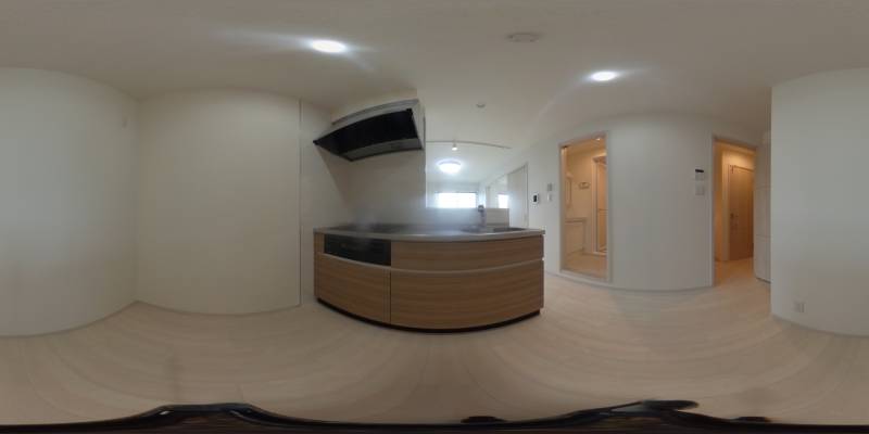 パノラマ画像キッチン