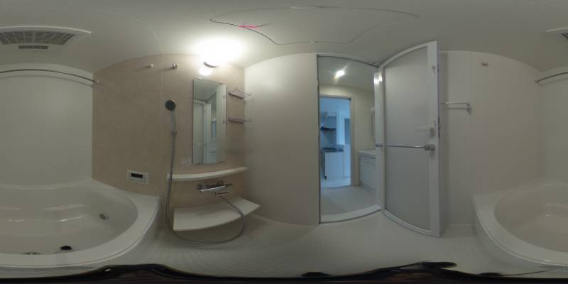 パノラマ画像バスルーム