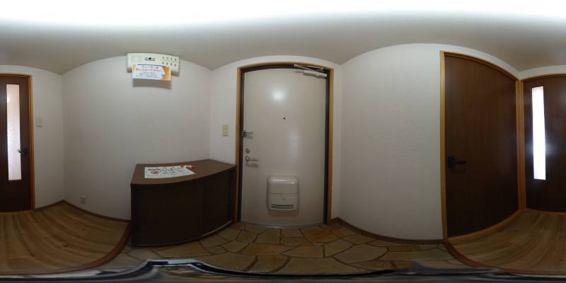 パノラマ画像玄関