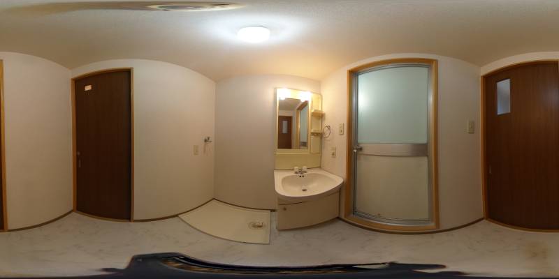 パノラマ画像洗面所