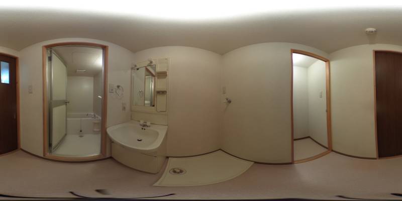 パノラマ画像洗面所