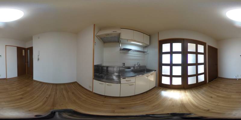 パノラマ画像キッチン