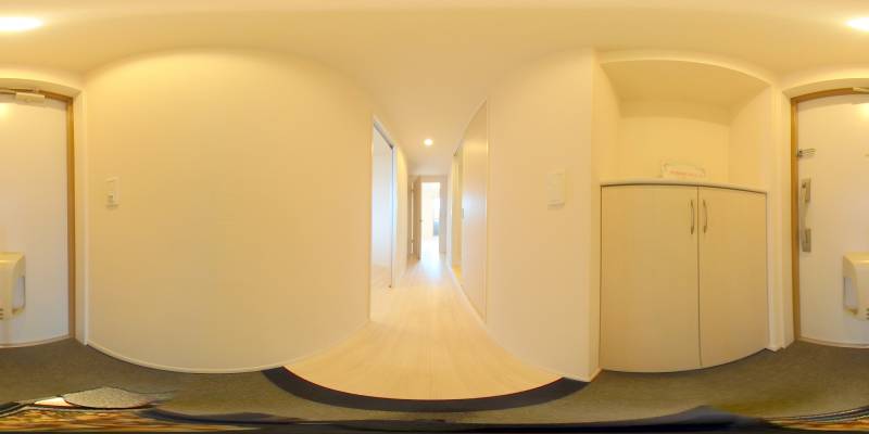 パノラマ画像玄関