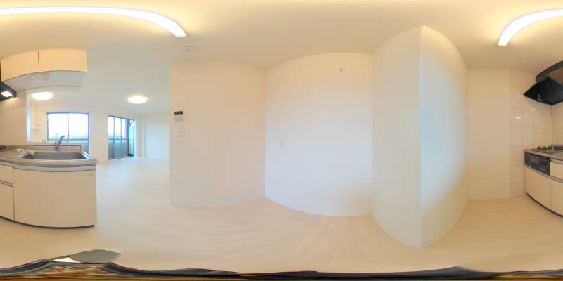 パノラマ画像キッチン